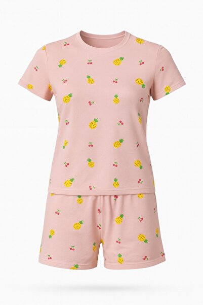 HAKKE Milan Ananas Printed Shorts Set