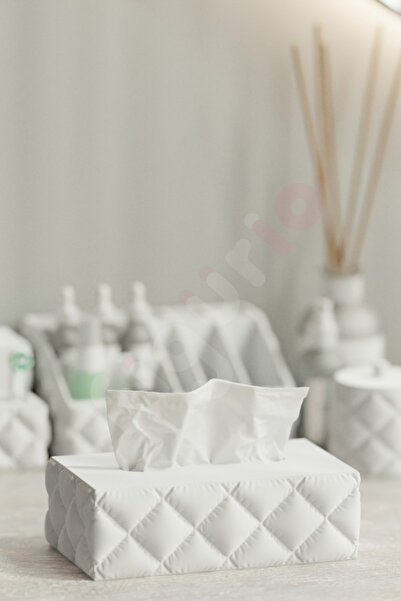 figurio Colecția uilta / Suport pentru șervețele cu textura matlasată / Complement de lux pentru masă și baie