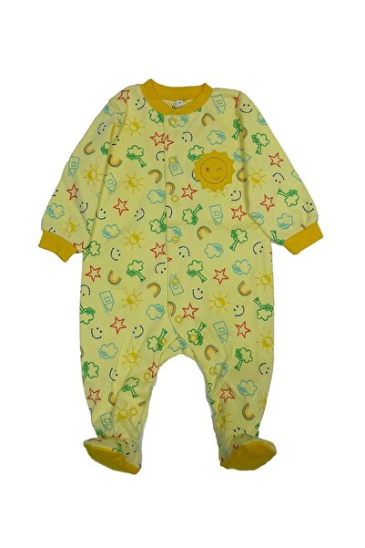 Pekkle Baby jumpsuit / one-piece pajamas with sun print Z62