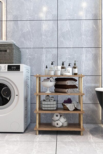MERVİNG 4lü raf çok amaçlı kullanım banyo raf düzenleyicisi