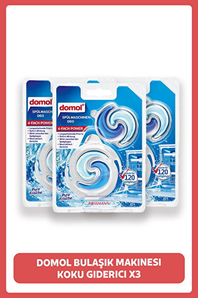 DOMOL Bulaşık Makinesi Koku Giderici X3 Adet