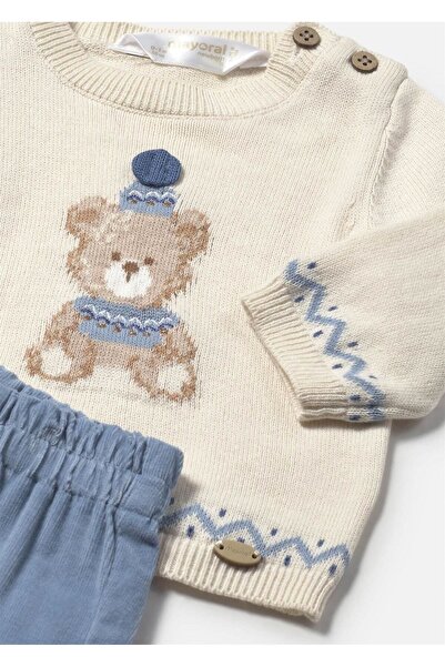 MAYORAL Baby Boy 2-Piece Top and Bottom Set Blue 2580