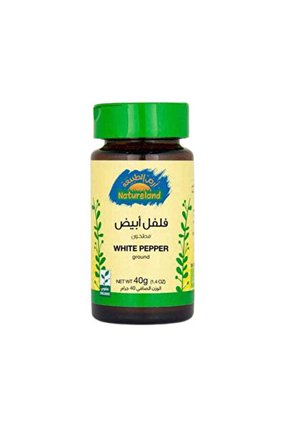 natureland فلفل أبيض مطحون 40 جرام
