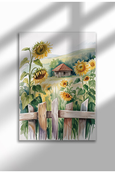 21mxm Poster pânză pentru fereastră fără ramă - Imprimeu digital în stil acua...