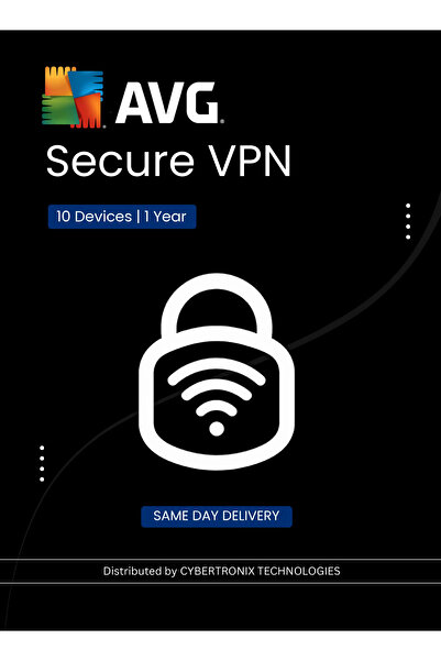 Avg شبكة VPN آمنة | ١٠ أجهزة لمدة عام | ترخيص رقمي | توصيل في نفس اليوم