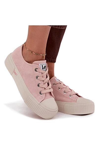 Lee Pantofi sport pentru femei pe platformă ISLA C WOMEN LOW 50253001.78E Roz 36