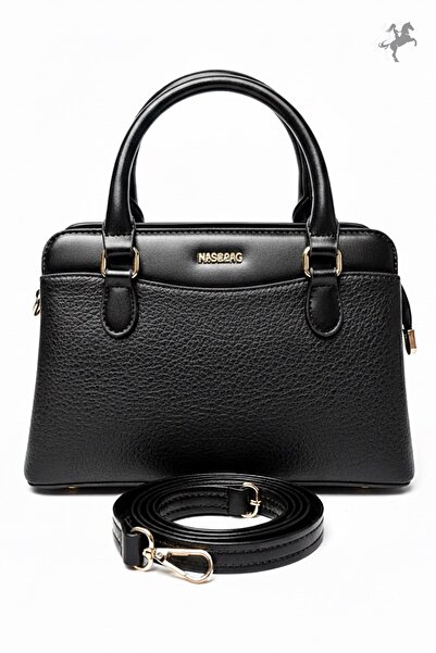 Nas Bag Kadın El Ve Omuz Askılı Çanta Siyah Vıctorıa