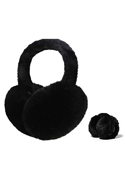MODA Black Color Plush Earmuff