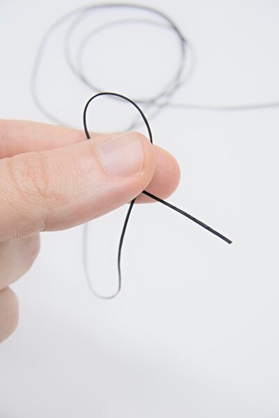 Dokumarkt 0.5mm Very Thin Soft Round Fiber Rubber String - Bracelet Beading Accessory Elastic - 10 Meters