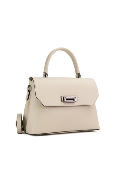 Posete Fagaras Δερμάτινο πορτοφόλι Alana - Μπεζ, 2 διαμερίσματα, 4 τσέπες, μη...