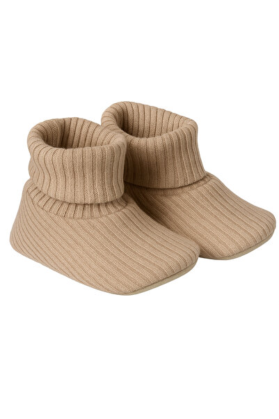 Papulin Triko Eva Taban Erkek Bebek Patiği, Ev Ayakkabısı