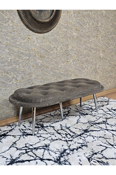 ZAFİR Ufo Oturak Bench - Krom Kaplama Sivriltme Ayak - Oturak - Bench - Puf -...