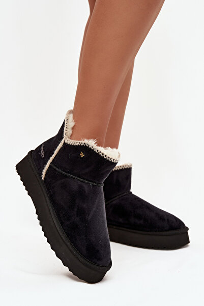 WRANGLER Women's Platform Snow Boots 20253093.25Y Black 41