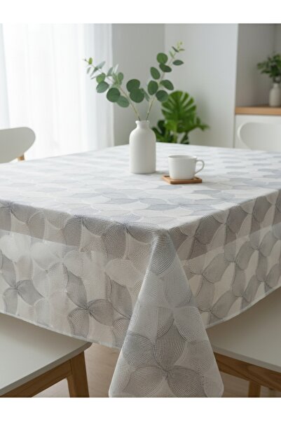 Düzgün desen Tablecloth Oilcloth with Lace Appearance