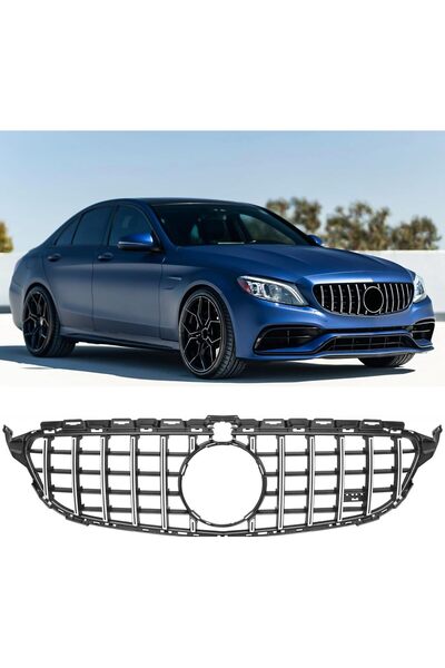 X POWER TUNİNG MERCEDES W205 2019-2020-2021 C180-C200 GTR ÖN PANJUR
