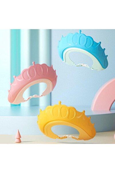 Fippy Baby Bath Protective Visor, Crown Model, Adjustable, Pink, 24x22 cm