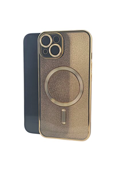 Flippy Προστατευτική θήκη Flippy 2 σε 1 για iPhone 14, Glitter Chrome Magsafe, TPU, μαγνητική, χρυσή
