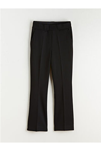 LC Waikiki Lcwaikiki Classicblack Standard Fit Flared Women's Trousers