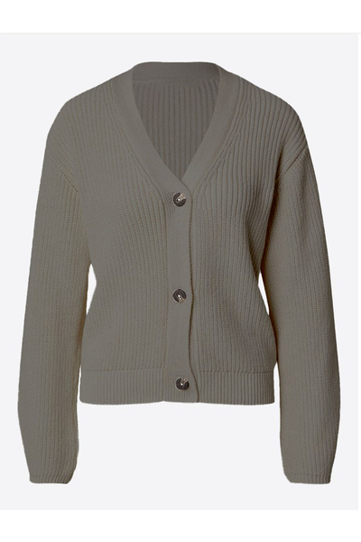 Pampino Women's Buttoned Short Cardigan