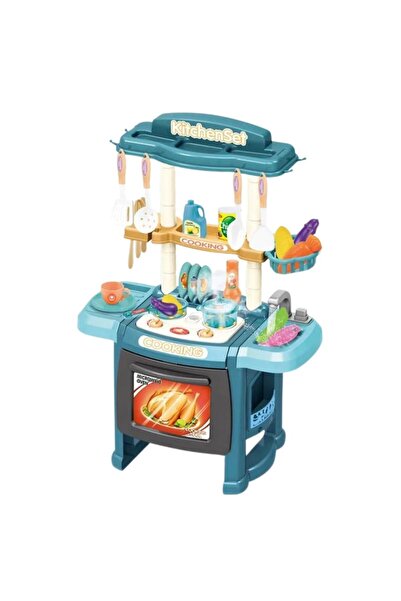 MAKSIK Interactive kitchen set, Maksik, table with sink, 32 accessories, 51.5x12x42cm