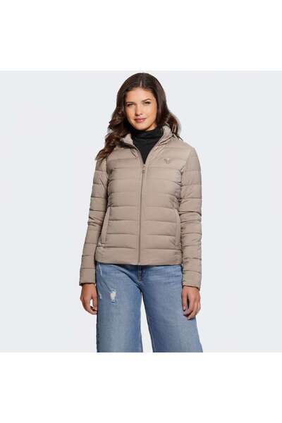 Guess Kadın Mont Bej V4YL04WF3X0-26k
