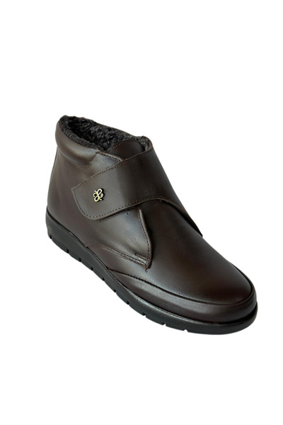 Kardeşler SHOE KADIN HAKİKİ DERİ İÇİ KÜRKLÜ ORTAPEDİK RAHAT SOĞUK HAVA SUYA D...