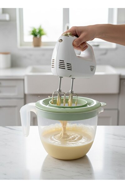 Saban Yeşil, Kapaklı Mikser Kabı Kaydırmaz Tabanlı 2 Litre