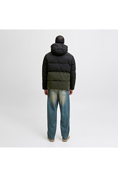 Jack & Jones Ανδρικό παλτό χακί Owen (12278792-ROS)