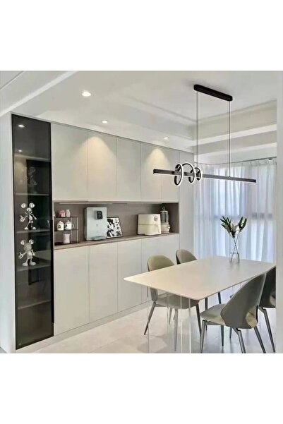 RFAN LED Pendant, Model 1768, With Remote Control, 3 Types of Light, 50W, Gray