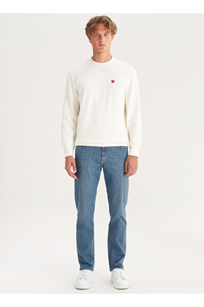 WRANGLER Normal Bel Straight Haki Erkek Denim Pantolon W211845300 Arizona Den...