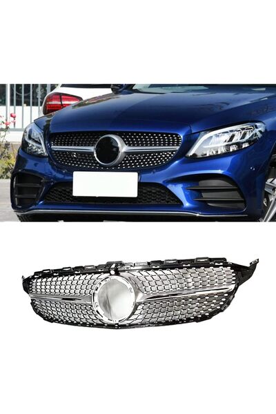 X POWER TUNİNG MERCEDES W205 2019-2020-2012 C180-C200 DAİMOND ÖN PANJUR