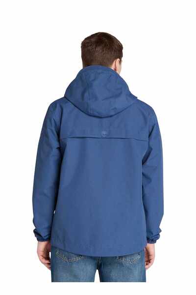 Timberland Tb0A5Xrseyo1-Benton Waterpro Jacket Blue Zippered Regular Fit Men's Raincoat