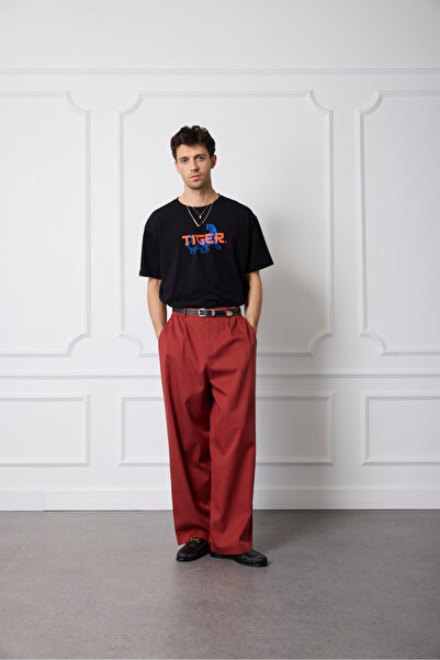 Beyyoglu Beli Lastikli Yıkamalı Pantolon