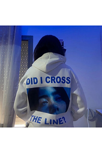 1blood بيلاي إيليش مطبوع قصة فضفاضة سويت للجنسين بغطاء رأس