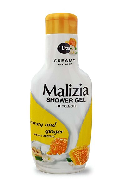 Malizia جل الاستحمام بالعسل والزنجبيل 1000 مل