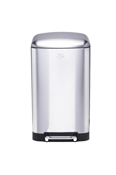 DİRT DEVIL Pedal trash can, Dirt Devil, Stainless steel, Soft-close, 20L, 30x29x52.5cm, Silver