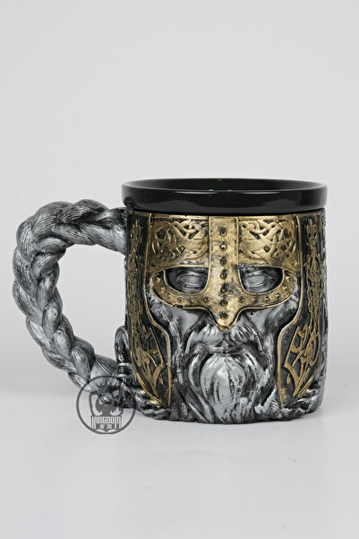 Kingdom of 3D Viking Helmeted Warrior Mug, Gift 3D Design Mug