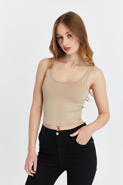 DALİAYILDIZ Women's Wide Strap Lycra Body