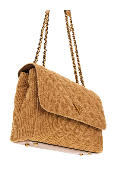 Guess Giully Women's Brown Shoulder Bag Hwcg9673200-Cog