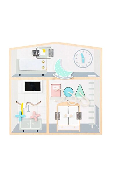 OEM Tabla de activitati din lemn Montessori Busy Board Time To Sleep