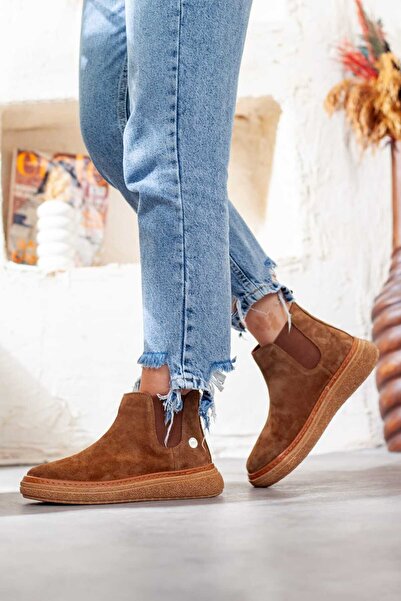 Adım Adım Mammamia Genuine Leather Women's Casual Boots