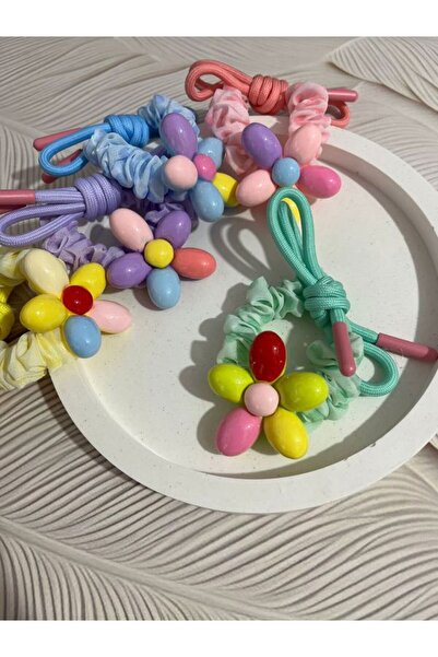 EyER Shoping Cataramă de legare cu margarete colorate de calitate VIP, verde