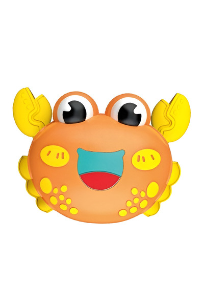 LUDIRO Παιχνίδι Σπρώξιμο και Πήγαινε, Σχήμα Καβουριού, Πορτοκαλί, 11x8x5 εκ.