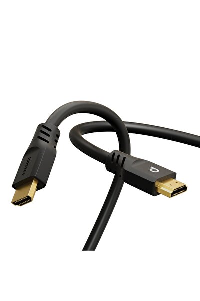 porodo كابل HDMI أزرق 4K، 3 أمتار، 60 هرتز، سبيكة ألومنيوم، موصلات مطلية بالذ...