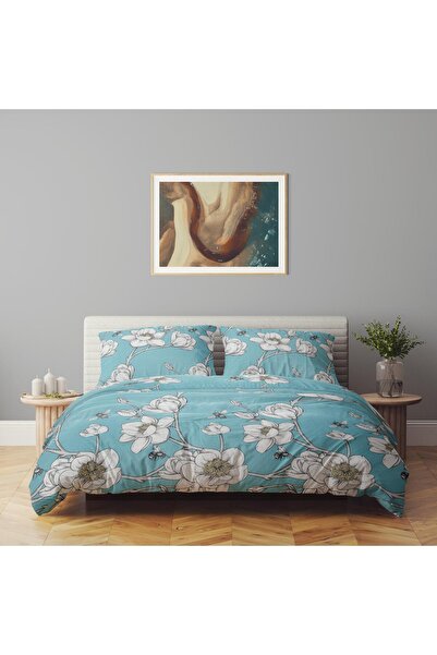 Menderes Home Σετ Παπλωματοθήκης Διπλό Σετ Παπλωματοθήκης Cotton Collection E...