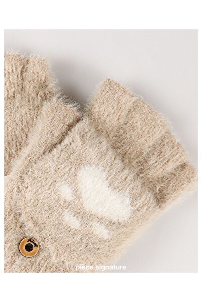 PIECE SIGNATURE 95% VISCOSĂ 5% SPANDEX, Mănuși pentru fete cu capac moale (4-...