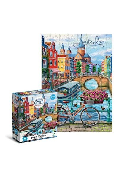 Dodo 300-piece Puzzle - Amsterdam, 28x39 cm, sturdy cardboard