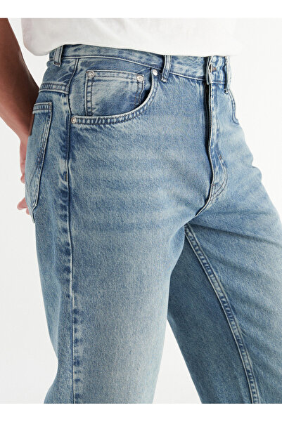 WRANGLER Normal Bel Relaxed Indigo Men's Denim Pants Frnk00013381 Indigo Denim Pants