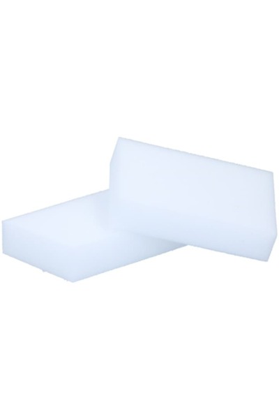 DİRT DEVIL Set of 8 Magic Sponges — efficient stain removal, no detergent, multi-surface, white