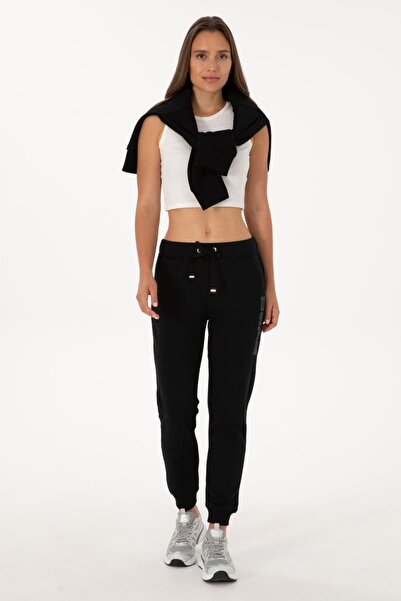 U.S. Polo Assn. Pt01-Sk025 U.S. Polo Assn. Women's Canvas Trousers 2226693 Black